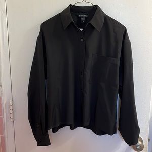 Athleta Cropped Button Up Shirt